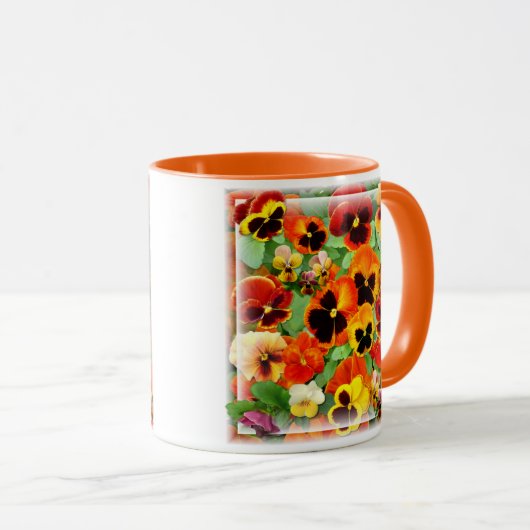 Pansy Sunset Tasse (VorderseiteRechts)