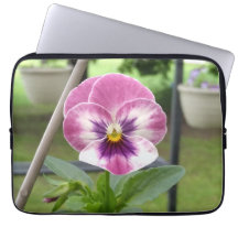 Pansy Tablet Case (rosa und Lila)