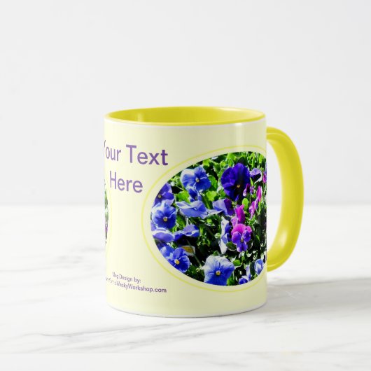 Pansy Tasse (VorderseiteRechts)