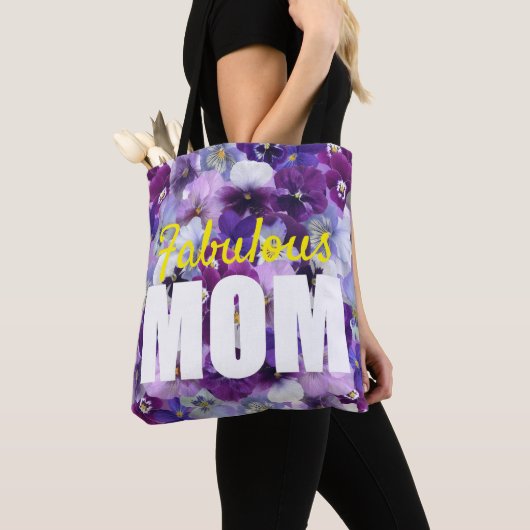 Pansy Tote Bag für Mutter Tasche (Von Nahem)