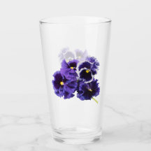 Pansy-Trinkglas