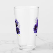 Pansy-Trinkglas mit Namen Glas (Rechts)