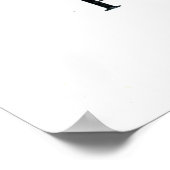 Pansy und Larkspur Poster (Ecke)