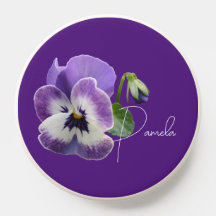 Pansy Viola Blume Phone Grips