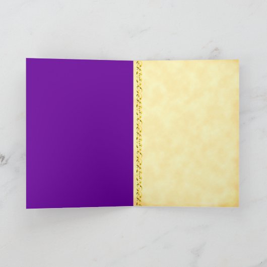 Pansy Violets Blank Botanische Art Cards Karte (Innenseite)