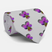 Pansy Wild Dark Lila Krawatte (Gerollt)