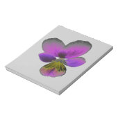 Pansy Wild Dark Lila Notepad Notizblock (Rotiert)