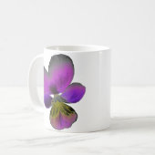 Pansy Wild Dark Lila Tasse (Vorderseite Links)