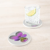 Pansy Wild Dark Lila Untersetzer (Seite)