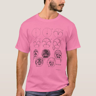 Pansy zeichnend Lektion / Schmetterling Flügel Des T-Shirt