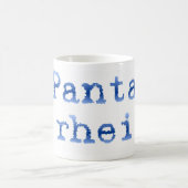 Panta rhei "alles fließt " kaffeetasse (Mittel)