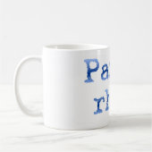 Panta rhei "alles fließt " kaffeetasse (Links)