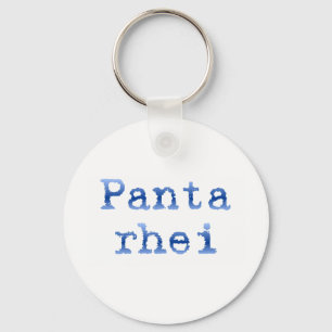 Panta rhei "Everything flows" Schlüsselanhänger