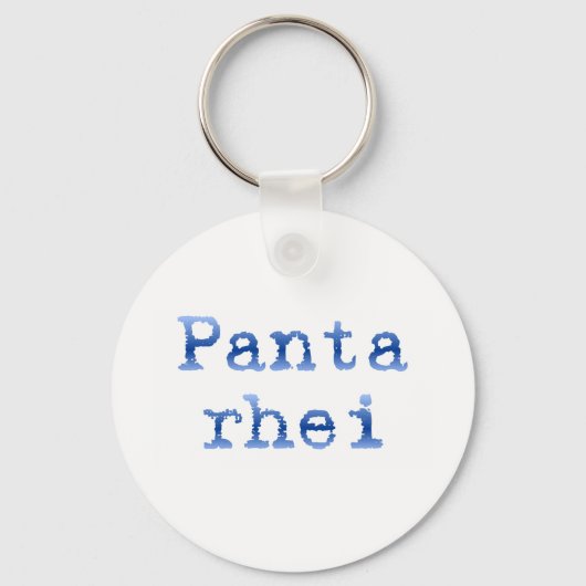 Panta rhei "Everything flows" Schlüsselanhänger (Vorderseite)