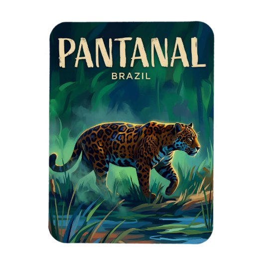 Pantanal Brasilien Magnet (Vertikal)