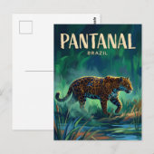 Pantanal Brasilien Postkarte (Vorne/Hinten)
