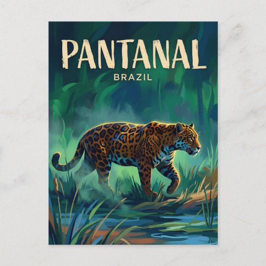 Pantanal Brasilien Postkarte (Vorderseite)