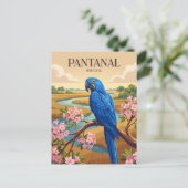 Pantanal Brasilien Postkarte (Stehend Vorderseite)