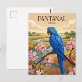 Pantanal Brasilien Postkarte (Vorne/Hinten)