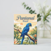 Pantanal Brasilien Postkarte (Stehend Vorderseite)