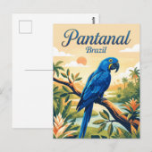 Pantanal Brasilien Postkarte (Vorne/Hinten)