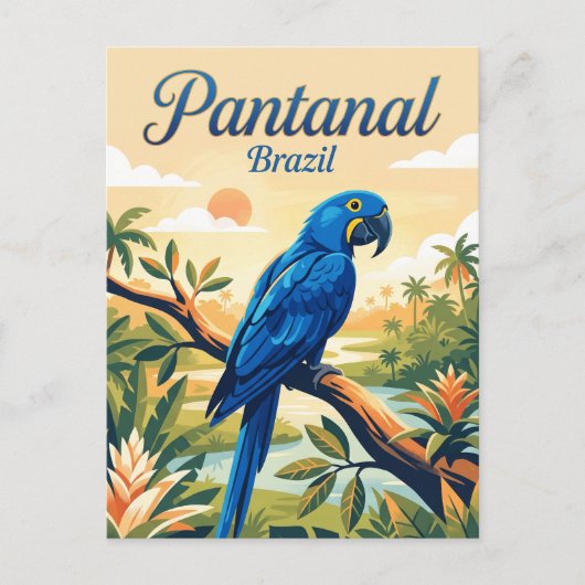 Pantanal Brasilien Postkarte (Vorderseite)