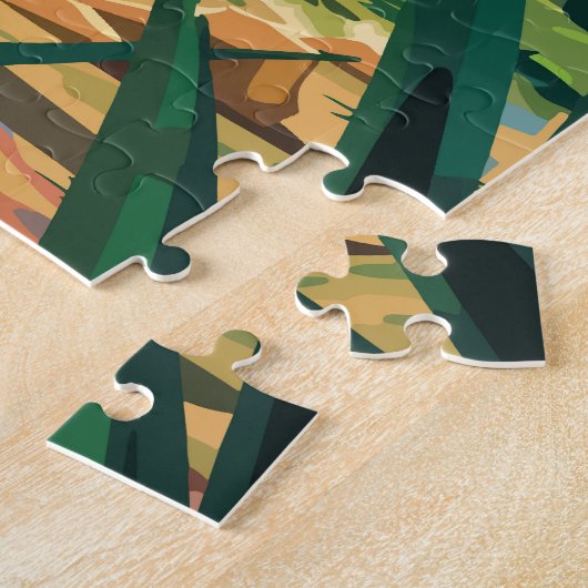 Pantanal Brazil Capybara Art Vintag Puzzle (Seite)