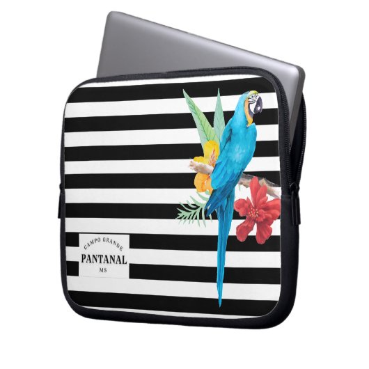 Pantanal Macaw Laptopschutzhülle (Vorderseite Links)