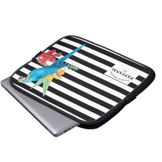 Pantanal Macaw Laptopschutzhülle (Vorne Knopf)