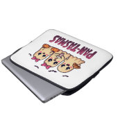 Pantasmas Funny Ghost Groovy Retro Halloween Laptopschutzhülle (Vorne Knopf)