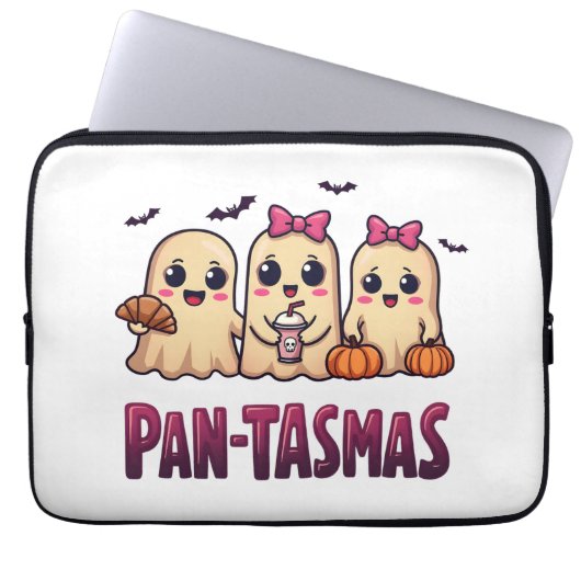 Pantasmas Funny Ghost Groovy Retro Halloween Laptopschutzhülle (Vorderseite)