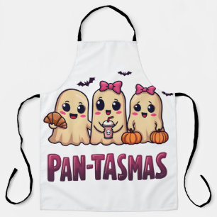 Pantasmas Funny Ghost Groovy Retro Halloween Schürze