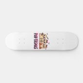 Pantasmas Funny Ghost Groovy Retro Halloween Skateboard (Horizontal)