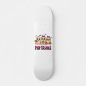 Pantasmas Funny Ghost Groovy Retro Halloween Skateboard (Vorne)