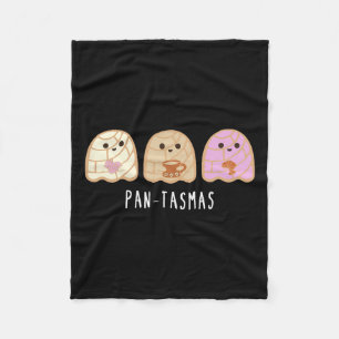 Pantasmas Ghost Funny Spooky Conchas Mexican Ghost Fleecedecke