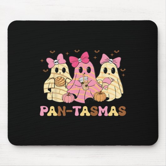 Pantasmas Ghost Funny Spooky Conchas Mexican Ghost Mousepad (Vorne)