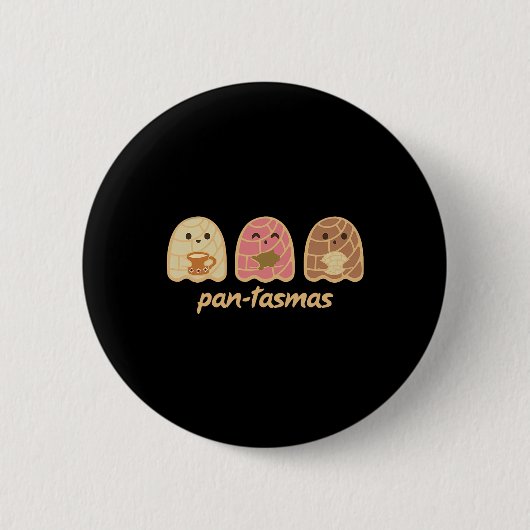 Pantasmas Ghost Shirt Niedlich Ghost Fall für Frau Button (Vorderseite)