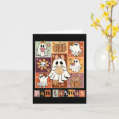 Pantasmas Ghost Spooky Conchas Funny Halloween Mex Karte (Gelbe Blume)