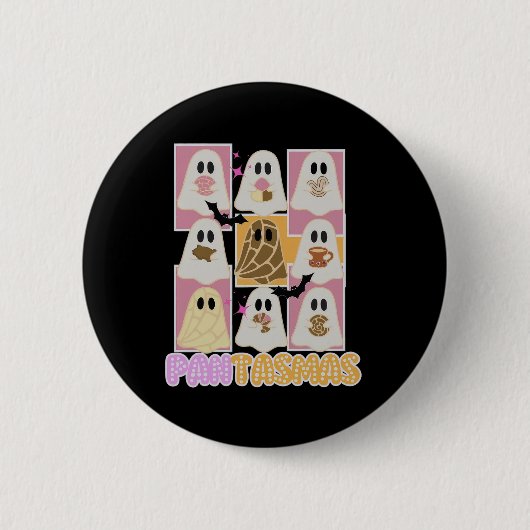 Pantasmas Pan Dulce Ghost Spanisch Mexikanisches H Button (Vorderseite)