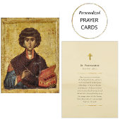 Panteleimon Orthodoxe Christliche Gebetskarte Platzkarte