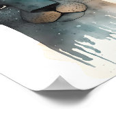 Panter-Druck Poster (Ecke)