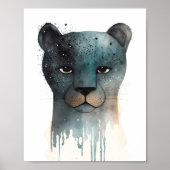 Panter Print Poster (Vorne)