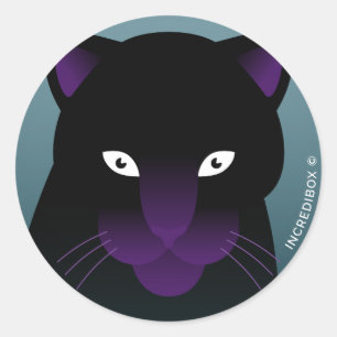 PANTER RUNDER AUFKLEBER