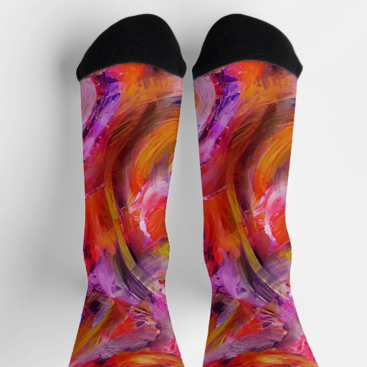 Panterly Textures Socken (Oben)