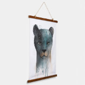 Panterprint Wandteppich Mit Holzrahmen (Gewinkelt)