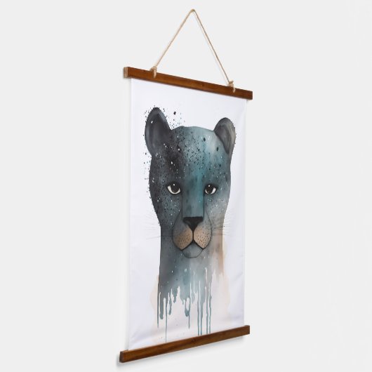 Panterprint Wandteppich Mit Holzrahmen (Gewinkelt)