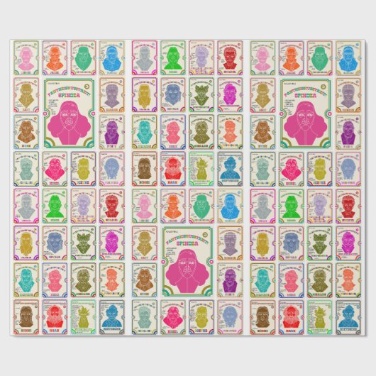 Pantheismus-Card-Set Geschenkpapier (Flach)