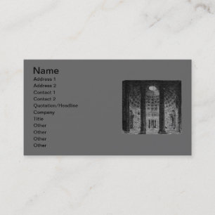 Pantheon Business Card Visitenkarte