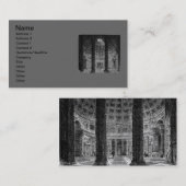 Pantheon Business Card Visitenkarte (Vorne/Hinten)