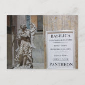 Pantheon Eingang Postkarte (Vorderseite)